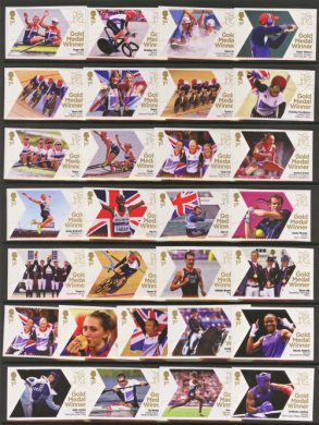 Olympic Gold Medal Winners Set of 29 stamps