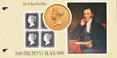 1990 Penny Black
