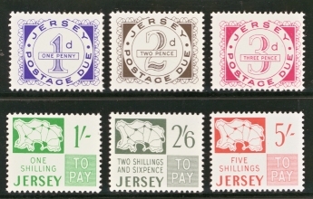 1969 1d - 5/- Postage Dues (6)