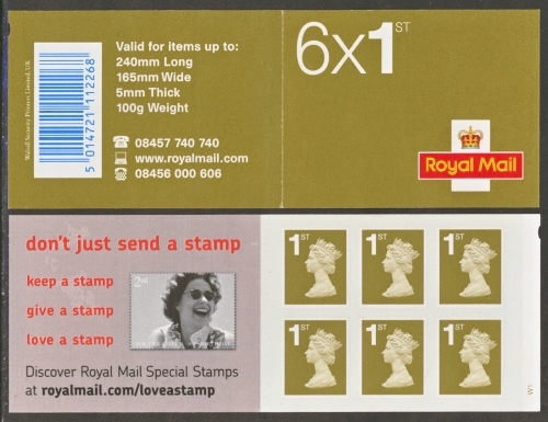 RC1a  6x 1st Stamp Advert