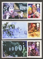 2008 Christmas 3 stamps ex smilers LS54